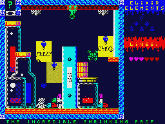 The Incredible Shrinking Professor Screenshot 15 (Spectrum 48K/128K)