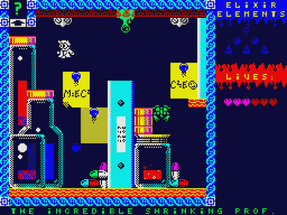 The Incredible Shrinking Professor Screenshot 16 (Spectrum 48K/128K)