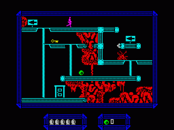 The Malignant Gore Screenshot 6 (Spectrum 48K/128K)