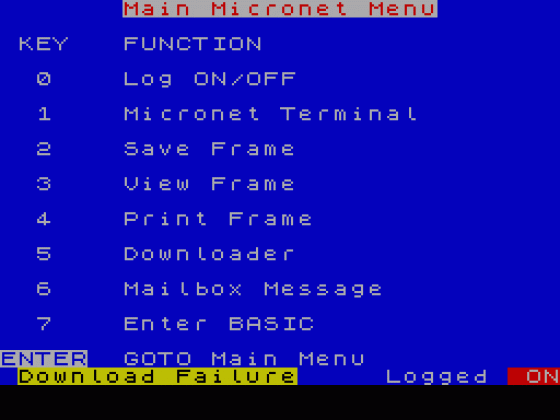 Micronet Screenshot