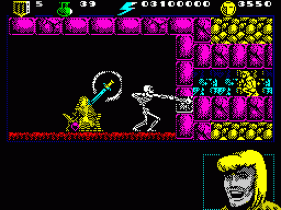 Capitan Trueno Screenshot 1 (Spectrum 48K)