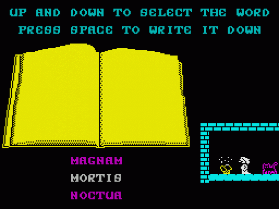 The Witch Screenshot 17 (Spectrum 48K/128K/+2/+3)