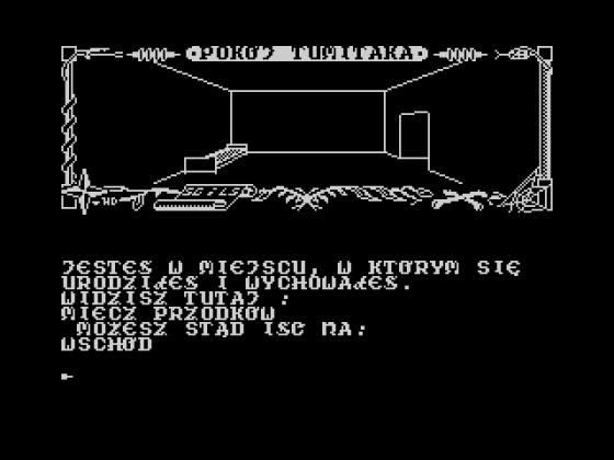 Tumitak Z Podziemnych Korytarzy Screenshot 1 (Spectrum 48K)