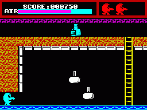 Mr. Wino Screenshot 1 (Spectrum 48K/128K/+2)