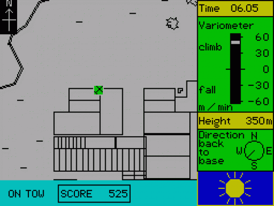 Glider Screenshot 1 (Spectrum 48K)