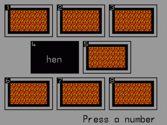 Learn to Read 2 Screenshot 1 (Spectrum 48K)