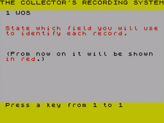 Collector's Pack Screenshot 1 (Spectrum 48K)