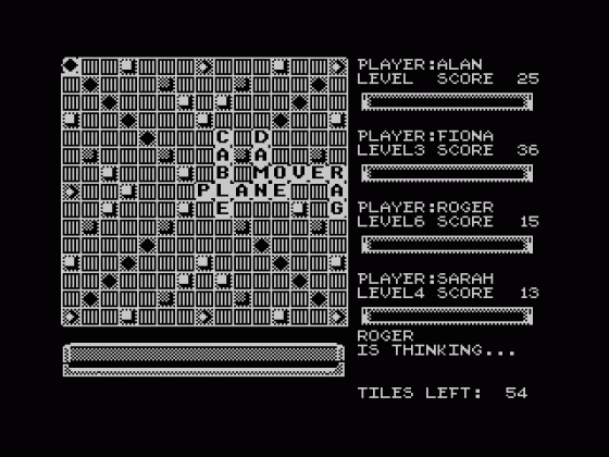 Scrabble Screenshot 6 (Spectrum 48K)