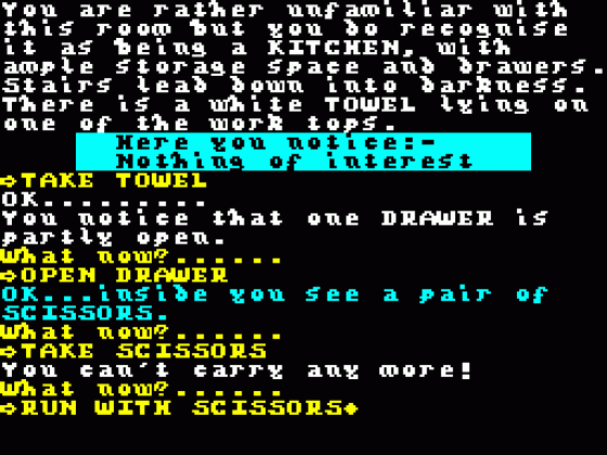 Crisis at Christmas Screenshot 1 (Spectrum 48K/128K)