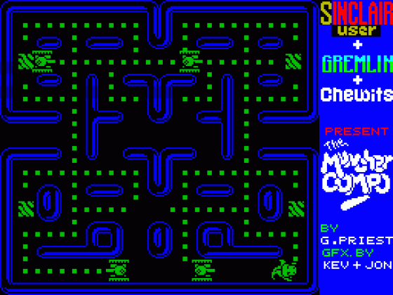 The Muncher Compo Screenshot 1 (Spectrum 48K)