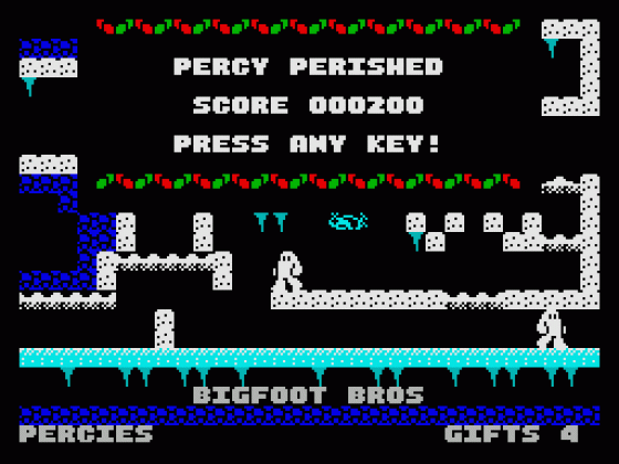 Percy Penguin In The Present Palaver Screenshot 16 (Spectrum 48K/128K/+2/+3)