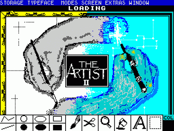 The Artist 2 Screenshot 1 (Spectrum 48K)