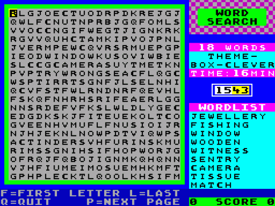 Computer-Wordsearch