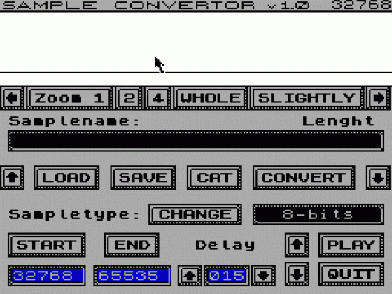 Sample Convertor Screenshot