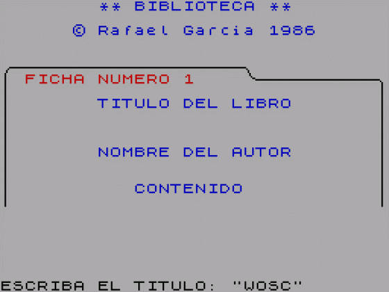 Biblioteca Screenshot