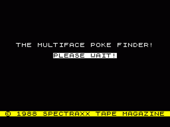 Multiface POKE Finder