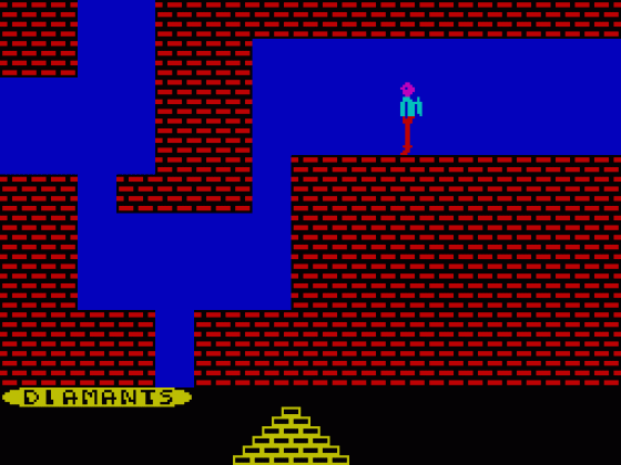 Les Diamants de Kheops Screenshot 1 (Spectrum 48K)