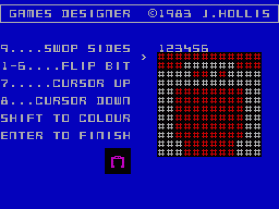 Games Maker Screenshot 1 (Spectrum 48K)