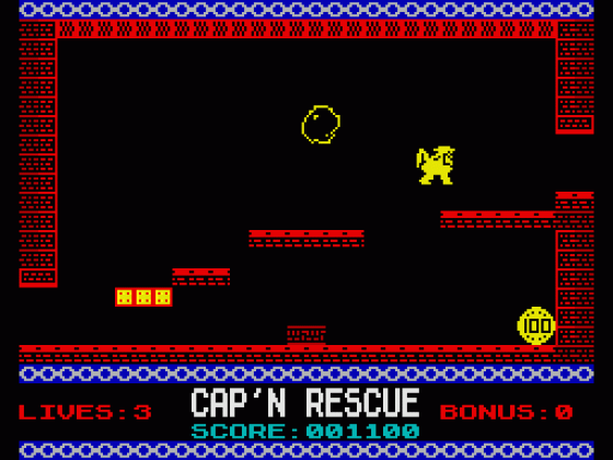 Cap'n Rescue Screenshot 6 (Spectrum 48K/128K/+2)