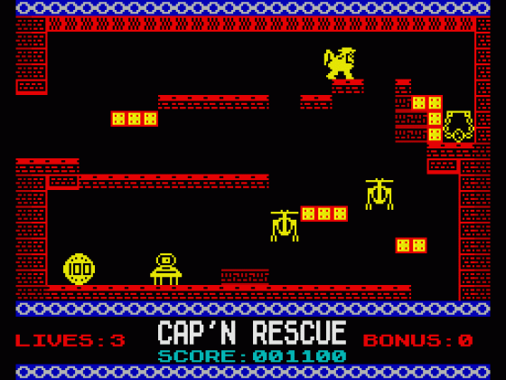 Cap'n Rescue Screenshot 7 (Spectrum 48K/128K/+2)