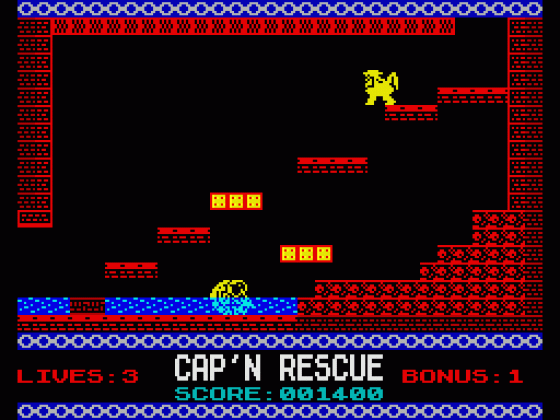 Cap'n Rescue Screenshot 8 (Spectrum 48K/128K/+2)