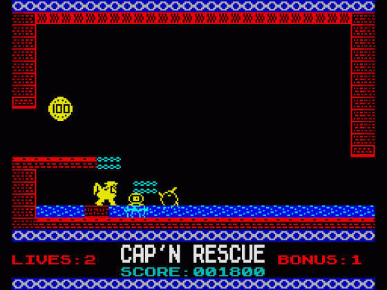 Cap'n Rescue Screenshot 10 (Spectrum 48K/128K/+2)