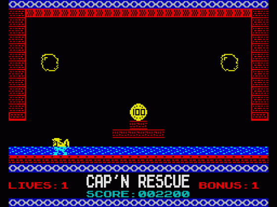 Cap'n Rescue Screenshot 12 (Spectrum 48K/128K/+2)