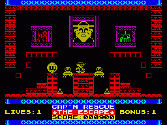 Cap'N Rescue 2: The Escape Screenshot 6 (Spectrum 48K/Plus)