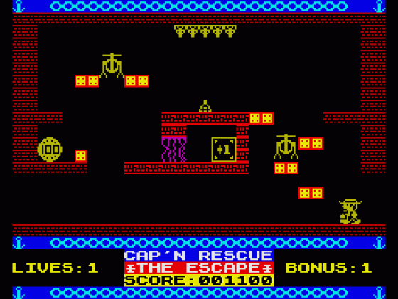 Cap'N Rescue 2: The Escape Screenshot 9 (Spectrum 48K/Plus)