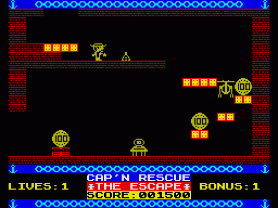 Cap'N Rescue 2: The Escape Screenshot 11 (Spectrum 48K/Plus)