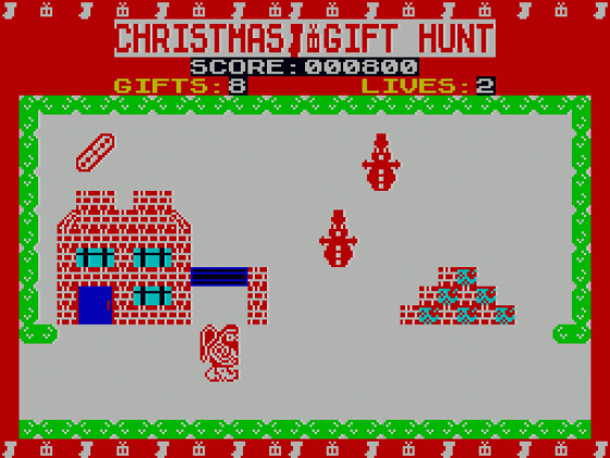 Christmas Gift Hunt Screenshot 6 (Spectrum 48K/128K/+2)