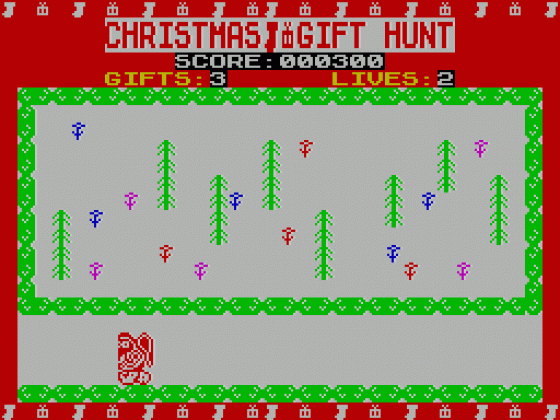 Christmas Gift Hunt Screenshot 9 (Spectrum 48K/128K/+2)