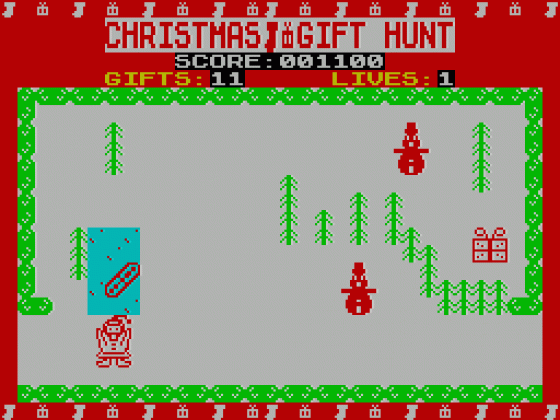 Christmas Gift Hunt Screenshot 13 (Spectrum 48K/128K/+2)