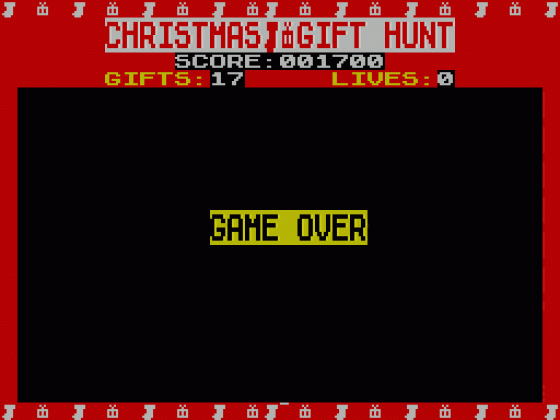 Christmas Gift Hunt Screenshot 18 (Spectrum 48K/128K/+2)