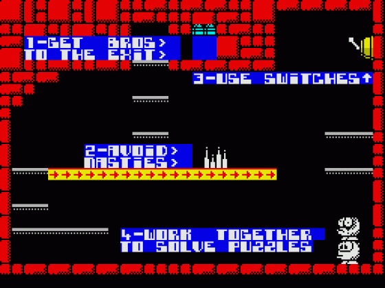 Bean Brothers Screenshot 22 (Spectrum 48K/128K)