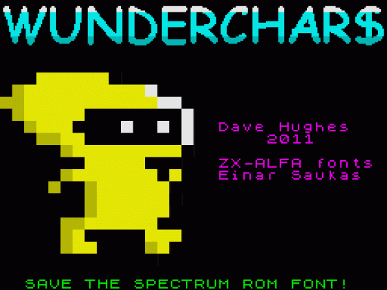 Wunderchar$ Screenshot 20 (Spectrum 48K/128K/+2/+3)