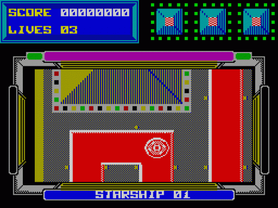 Unitrax Screenshot 1 (Spectrum 48K)