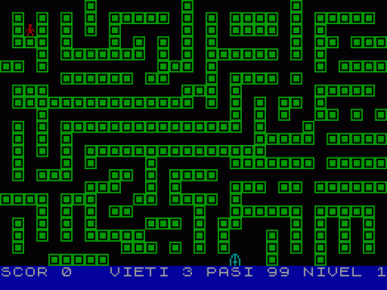 Labirint Screenshot 1 (Spectrum 48K/128K)