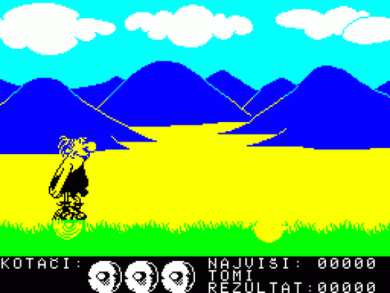 Pecinski Heroj Screenshot 1 (Spectrum 48K)