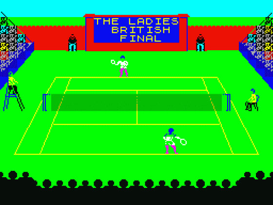 Wimbledon Challenge (Souvenir Edition) Screenshot 1 (Spectrum 48K)