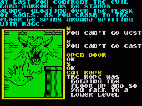 Souls Of Darkon Screenshot 29 (Spectrum 48K/128K)