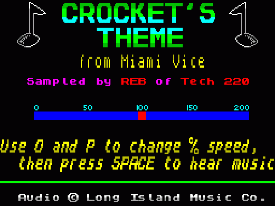 Crocket's Theme Screenshot