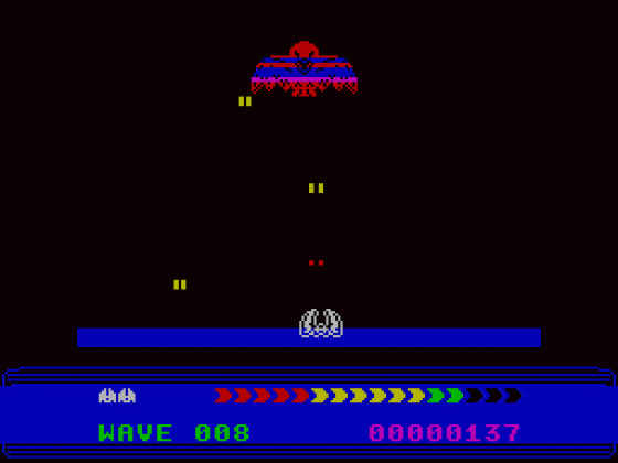 LASERBIRDS Screenshot 22 (Spectrum 48K)