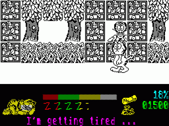 Garfield: Big, Fat, Hairy Deal Screenshot 12 (Spectrum 48K)