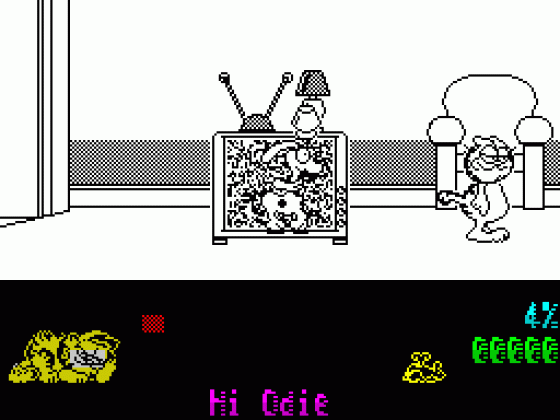 Garfield: Big, Fat, Hairy Deal Screenshot 16 (Spectrum 48K)