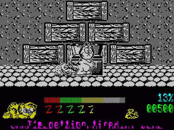 Garfield: Big, Fat, Hairy Deal Screenshot 17 (Spectrum 48K)