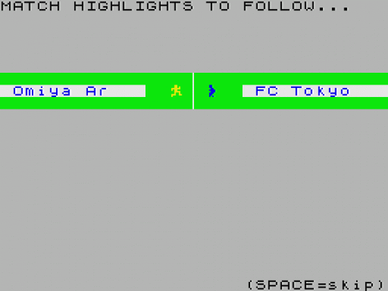 Football Manager Revisited Screenshot 19 (Spectrum 48K/128K/+2/+3)