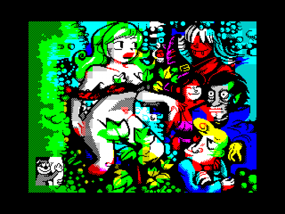 Cheril In The Bosque En Otro Bosque Screenshot 1 (Spectrum 48K)