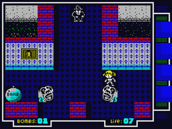 Maritrini, Freelance Monster Slayer: The Prequel Screenshot 6 (Spectrum 48K/128K/+2/+3)