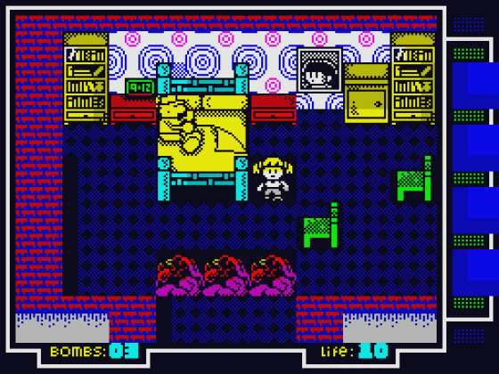 Maritrini, Freelance Monster Slayer: The Prequel Screenshot 11 (Spectrum 48K/128K/+2/+3)